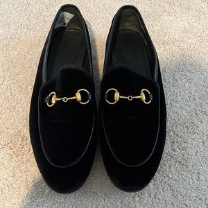 Gucci Jordaan velvet loafer